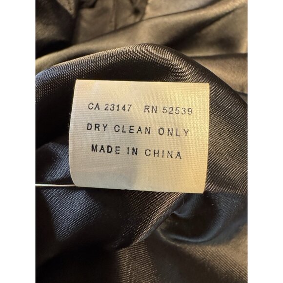 Talbot's Quilted Puffer Coat PM Petite Medium Mid Length Black W Pockets - Picture 16 of 16